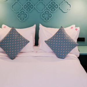 Chambre turquoise